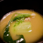 鳥田中 - ●鶏スープのお椀