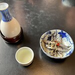 信川円 - 「菊姫」ぬる燗