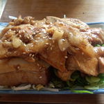 新立麺館 - 焼肉定食（アップ）