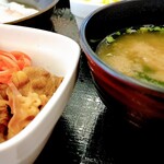 吉野家 - ハムエッグ牛小鉢定食