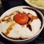 塩そば専門店 桑ばら - 濃厚大和芋卵黄丼と塩かけそば定食