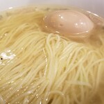 塩そば専門店 桑ばら - 濃厚大和芋卵黄丼と塩かけそば定食