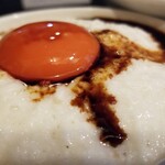 塩そば専門店 桑ばら - 濃厚大和芋卵黄丼と塩かけそば定食