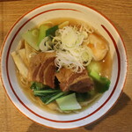 青葉らあめん　ほんまもん屋 - 青葉らあめん(1,000円、真上から)