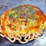 広島お好み焼き 好味亭 - 肉たまうどんダブル