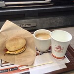 Wendy‘S Ｆirst Kitchen - ベーコンエッグチーズサンドモーニングコンビ500円