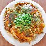 広島お好み焼き 好味亭 - 肉たまうどんダブル