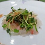 Ushiku Shato Resutoran - 真鯛のカルパッチョ仕立て