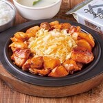 Cheese dakgalbi set meal