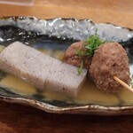 大八 - こんにゃく、鶏だんご