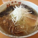 麺武 はちまき屋 - しおラーメン；薄め・油少なめ・キクラゲ多め @2013/02/11