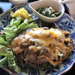 カフェ月星 - ハンバーグランチ