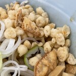 ラーメン もっけだの - 2022.4～新メニュー『G麺+ニンニク』の揚げ玉