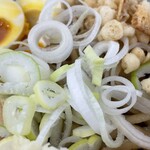 ラーメン もっけだの - 2022.4～新メニュー『G麺+ニンニク』のねぎ