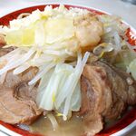 ラーメン二郎  - （2022.04.15）テイクアウト＋ヤサイ　別角度