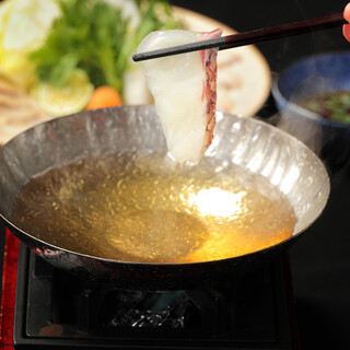 ◇大人気ランチ旨味たっぷり真鯛のしゃぶしゃぶ
