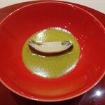 鮨 たかはま - アワビと肝のソース