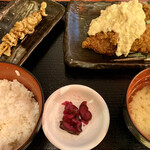 Taishuu Izakaya Toriichizu - チキン南蛮定食3個　鶏皮串