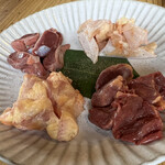 炭焼地鶏 山蔵 - 砂ずり・薬研軟骨・ハツ・ぼんじり