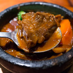 トラジカウンター - スペシャル定食の"牛たんシチュー"（アップ）