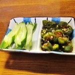 うち田 - 青唐辛子の醤油漬け