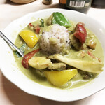 がばちょ - グリーンカレー米（630円）