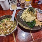 北海道らーめん ひむろ - 醤油つけ麺中盛