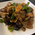 桃園 - 料理写真:レバーの甘酢炒め