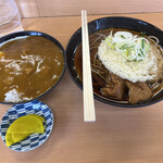 かまだ屋 - 天そばきつね
      ライスカレー