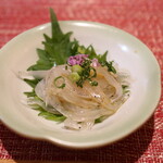季節料理 よし野 - お通し（白魚）