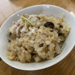 幸手 門間 ふくろう - キンキとマグロの炊き込みご飯