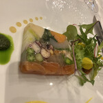 四間道レストランMATSUURA - 春の食材のテリーヌ