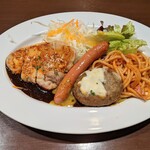 Biya resutoran ginza raion - チキングリル&あらびきソーセージ&ハンバーグ