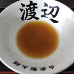 自家製太麺 渡辺 - ロゴ入り丼ぶり