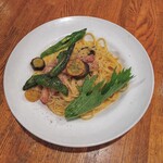 サラ・アンダルーサ - ランチ日替Cパスタ：青唐辛子のカルボナーラ