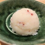 てんぷら 下村 - 林檎シャーベット