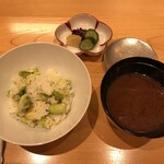 てんぷら 下村 - そら豆の天ばら