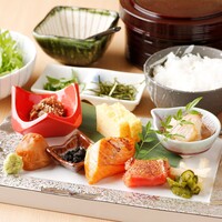 【魚沼産コシヒカリと九菜】出汁茶漬け御膳