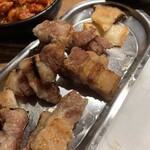 Taste of Korea 찐 - 焼肉セットの豚バラ
