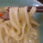 うどん処 杉 - 【2013年01月】豚汁は「太麺」♪。