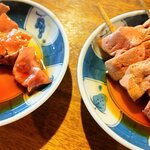 宇ち多゛ - ハツナマお酢とレバボイルお酢です