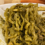 煮干らーめん 川むら - 混ぜた後の和え玉