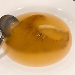 開化亭 - ⑤フカヒレのステーキとホワイトアスパラの上湯あんかけ