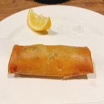 開化亭 - ③金目鯛・ホタルイカ・ふきのとう・ピータンの春巻