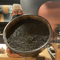 麻布 黒しゃり - 