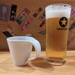 ぎょうざ 歩兵 - 鬼しじみのエスプレッソ380円＋生ビール（小）410円