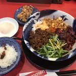 担担麺専門店 DAN DAN NOODLES. ENISHI - 担々麺温玉ライスセット
