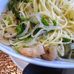 アーモンド - ボンゴレビアンコ（大盛）1,020円（コーヒー付き）