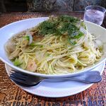 アーモンド - ボンゴレビアンコ（大盛）1,020円（コーヒー付き）