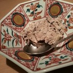 霞庭 まつばら - 黒豆アイスクリーム